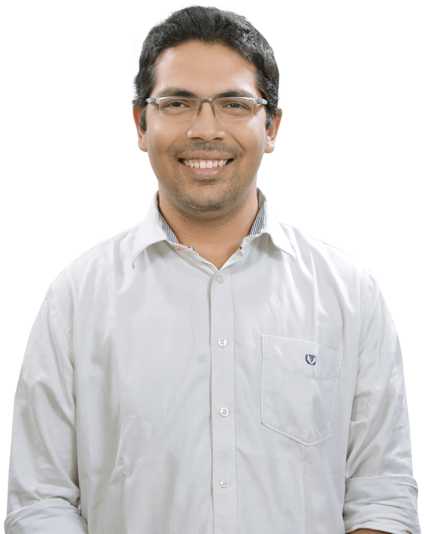 e-GMAT's Top Instructor Krishna Chaitanya Front Facing Photograph