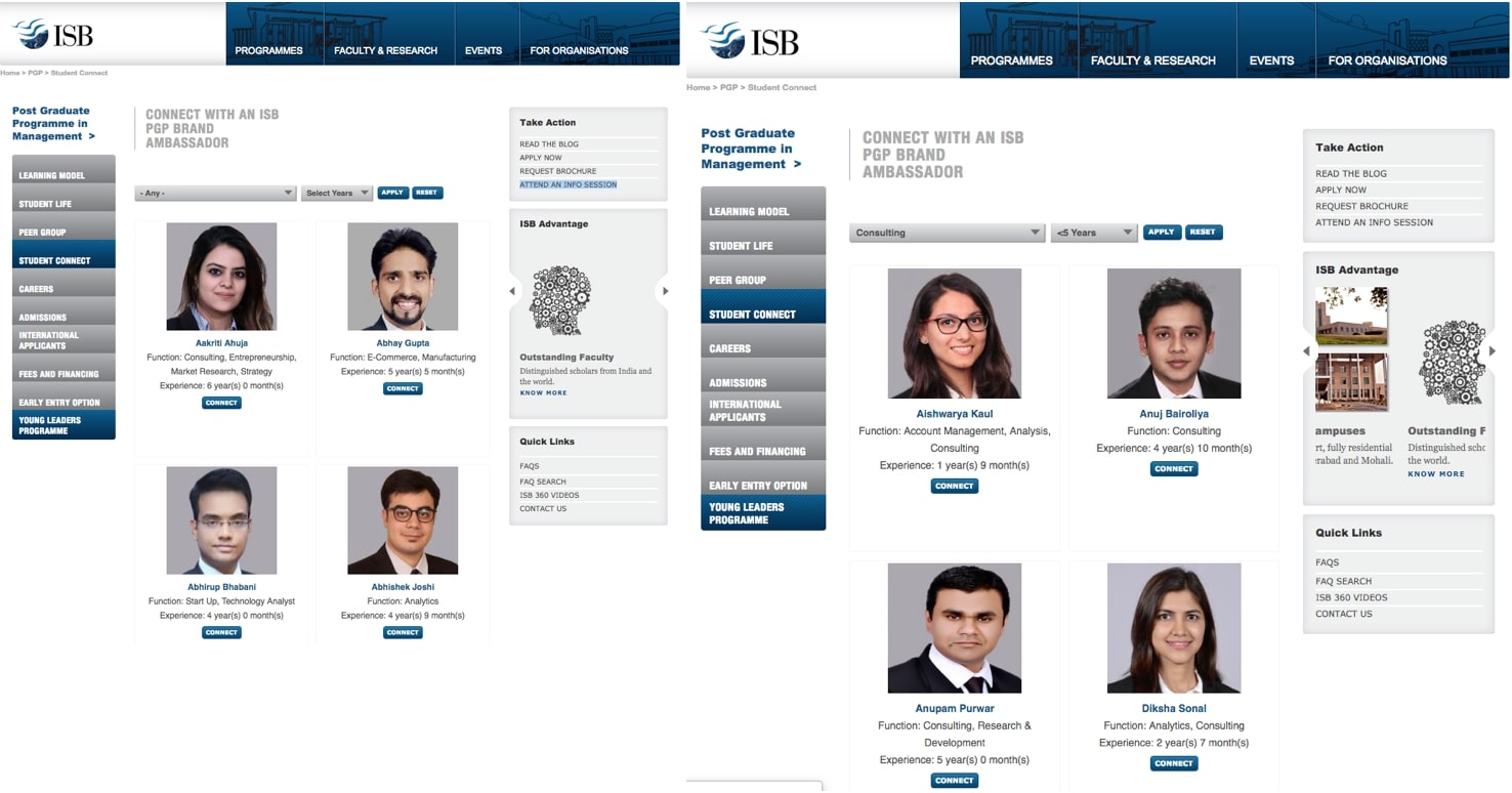 how to get into ISB PGP MBA