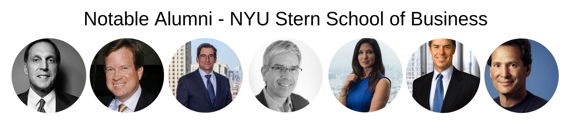 NYU Stern School of Business, Stern MBA Program - Notable Alumni