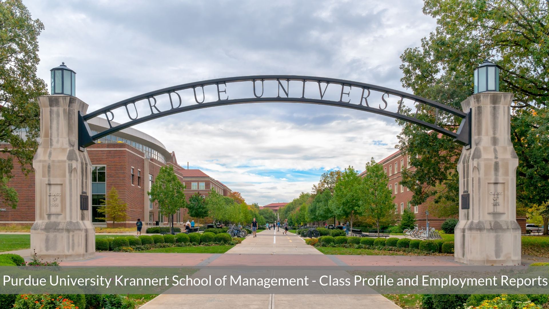 Purdue Krannert School Of Management MBA Class Profile Employment 