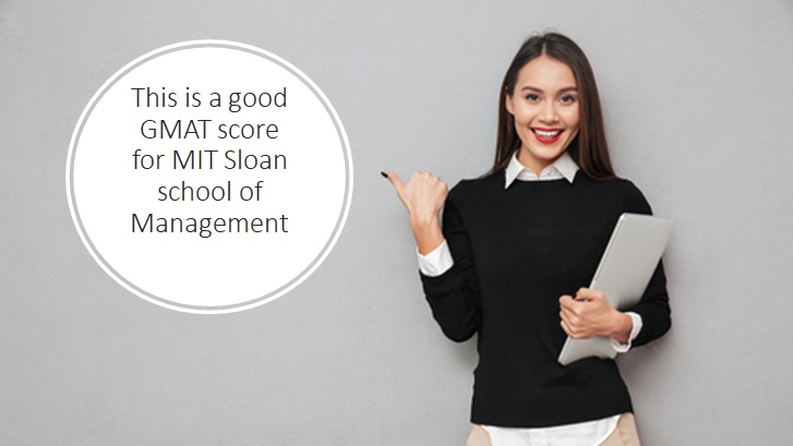 750 o más buena puntuación gmat para MIT Sloan school of Management
