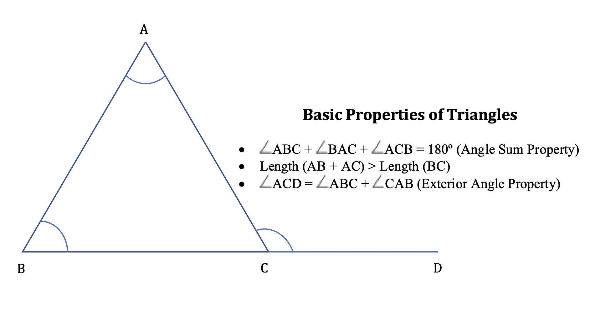Properties Of Triangle Types And Formulas Video And Practice 6411