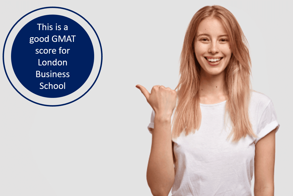730 or more good gmat score for London Business School