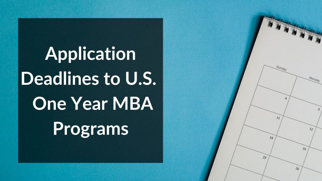 Top 10 One Year MBA Programs in USA