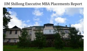 IIM Shillong Executive MBA placements report