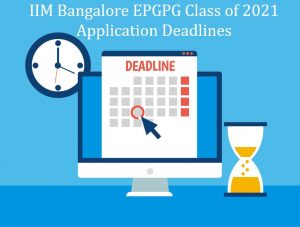 Application deadline for IIMB EPGP