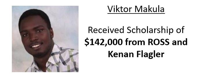Viktor received $142,000 scholarship 