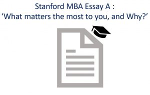Stanford MBA Esej