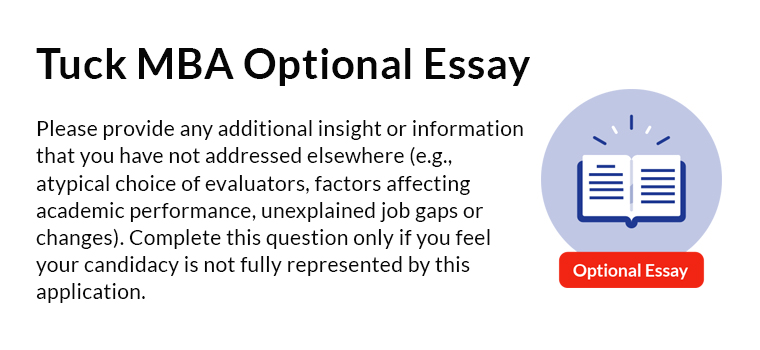 Tuck MBA Optional Essay Analysis