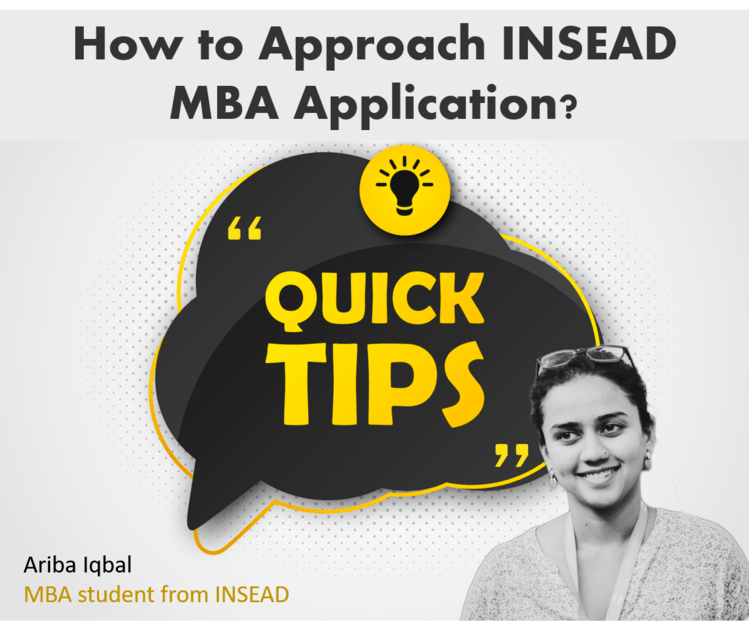 how to approach INSEAD MBA application