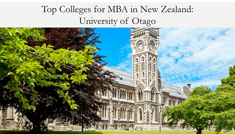 MBA in New Zealand in University of Otago