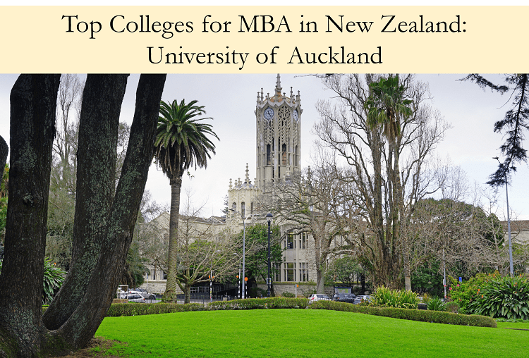 University of Auckland top colleges for mba