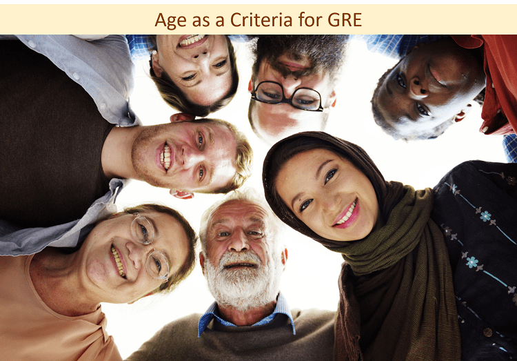 Age criteria for GRE eligibility