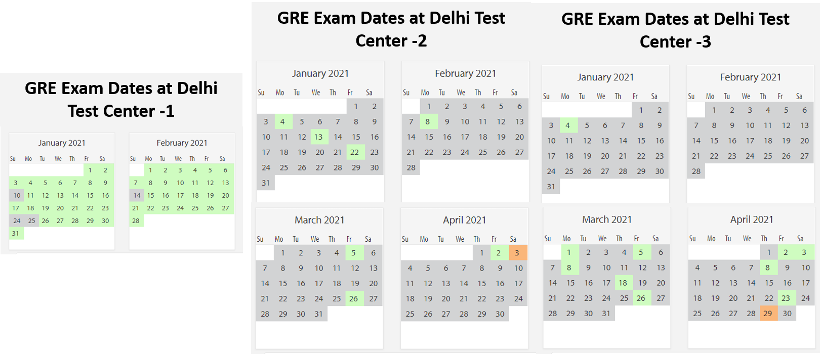 gre test dates 2021