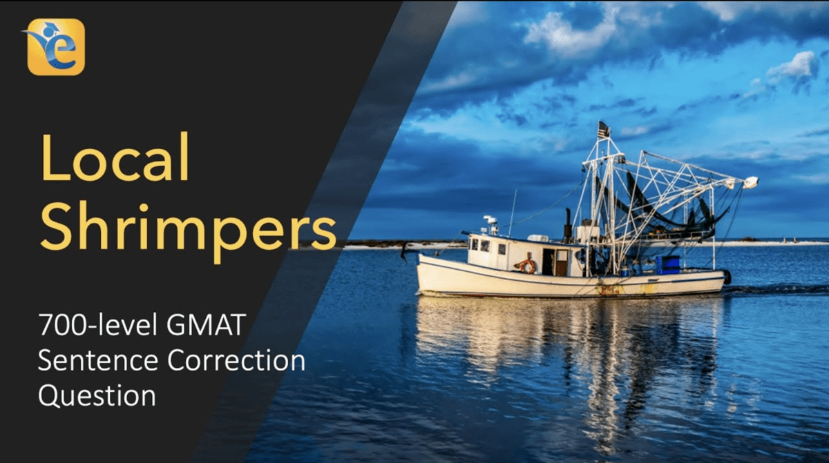[Solution] Last week local shrimpers held a news conference to take …