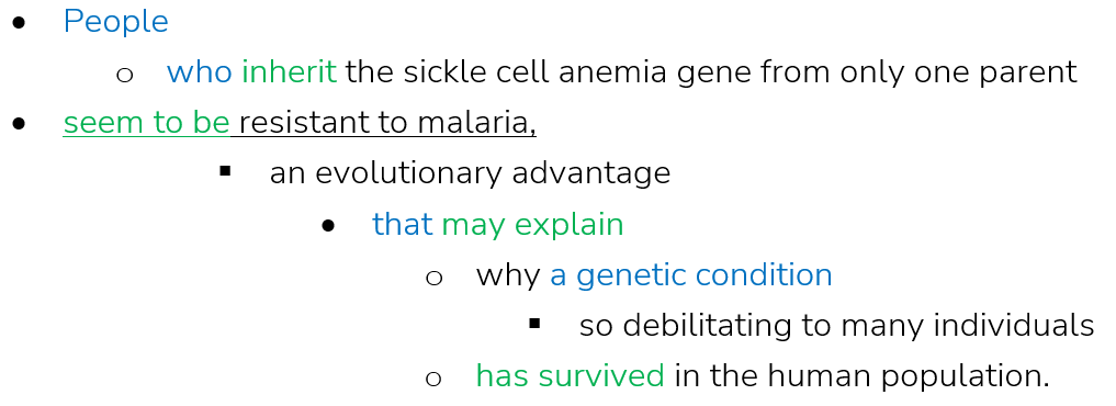 GMAT SC question solution  - People who inherit the sickle cell anemia gene...