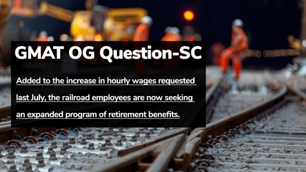 GMAT OG solution - Railroad employees 