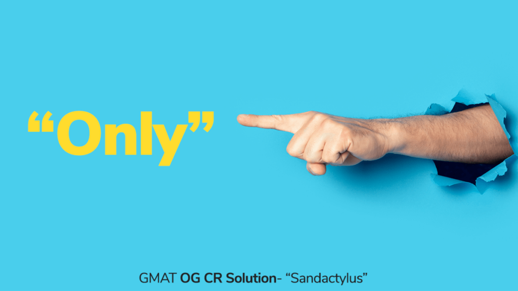GMAT Official guide solution - Sandactylus gmat