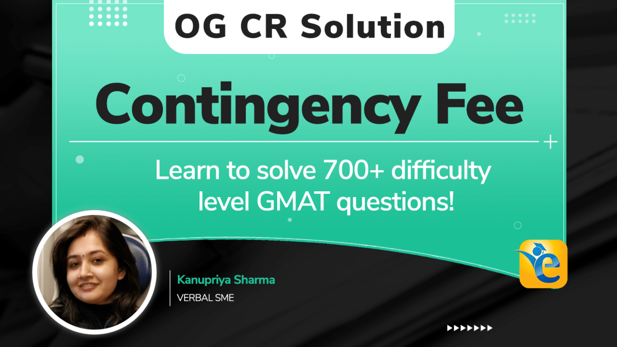 CR15380.01 – The contingency-fee system, which allows lawyers…| GMAT CR OG Solution