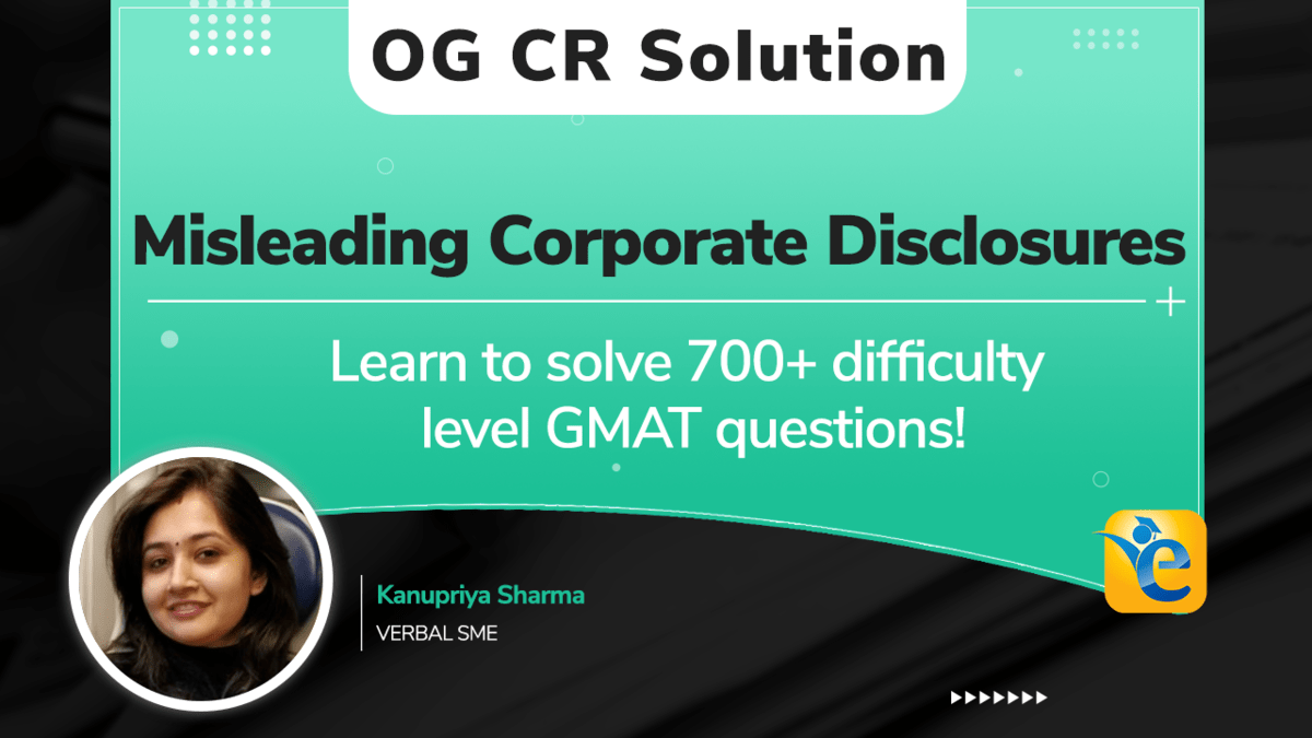 GMAT OG question - When new laws imposing strict penalties for misleading corporate disclosures