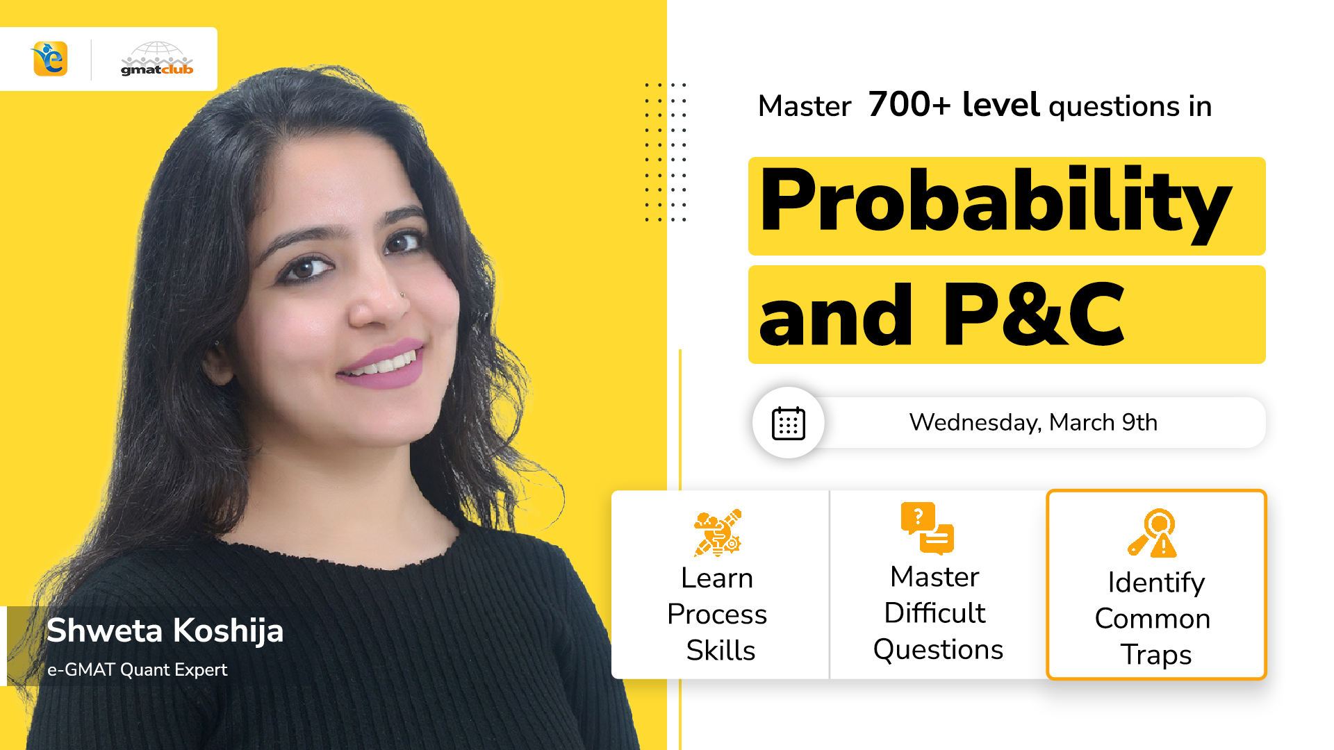 [Session is live] Master Probability and P&C questions – Key to scoring a Q51 on GMAT