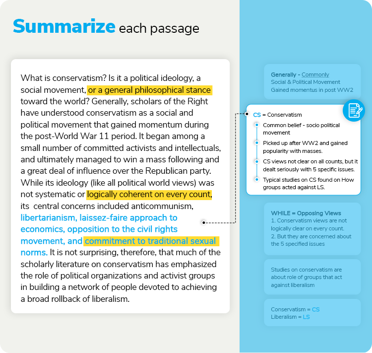 Summarize Passages - Skill #3 to ace GMAT RC