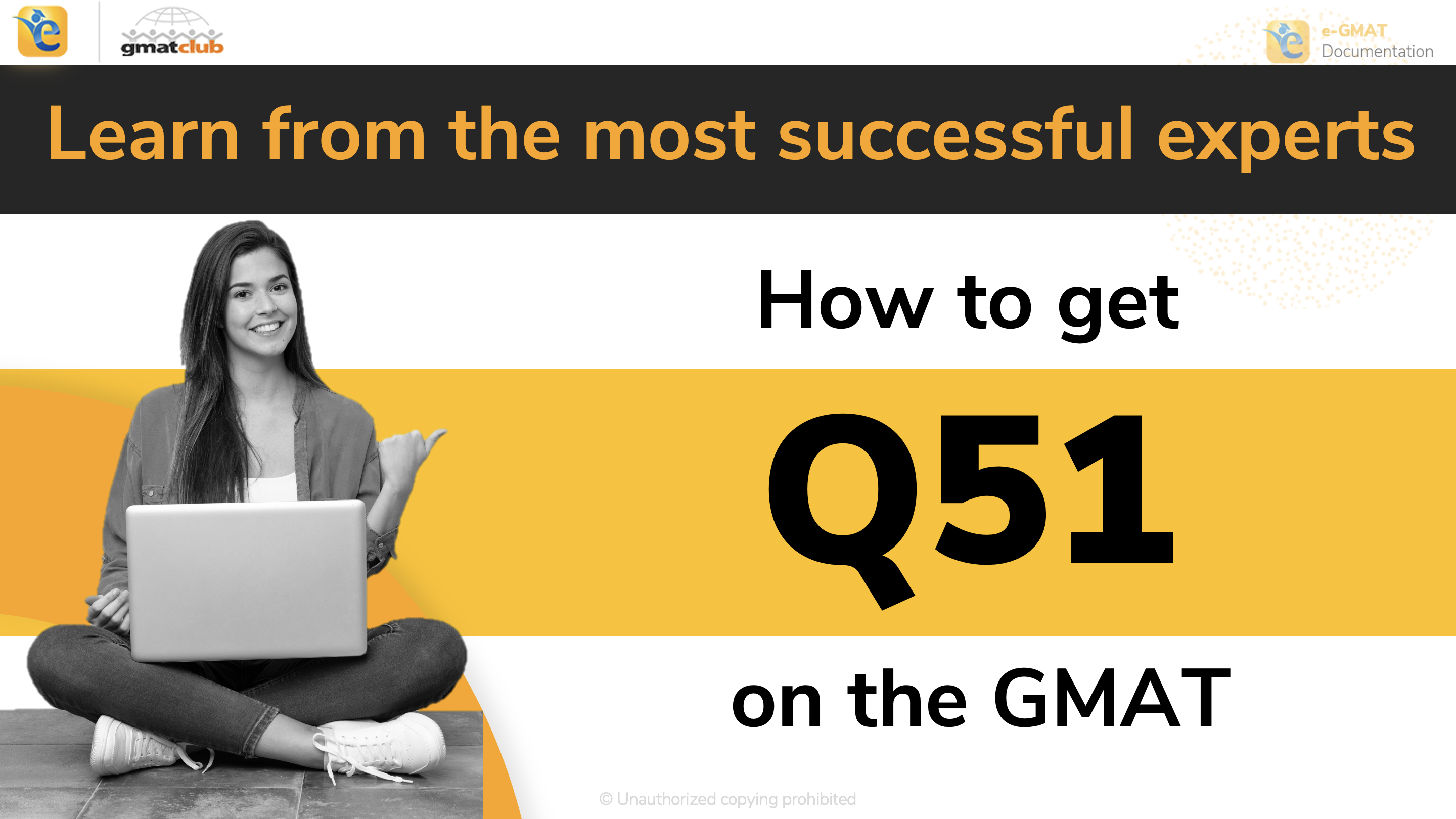 How to get a Q51 on the GMAT