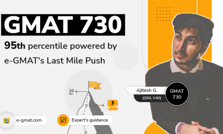 A CA’s journey to GMAT 730 | 10-days Hyper Specific Plan powered by e-GMAT’s mentorship
