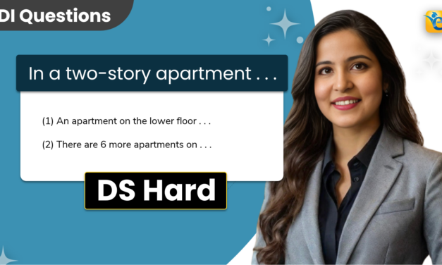 In a two-story apartment complex, each apartment | GMAT | DI | DS | Medium | OG