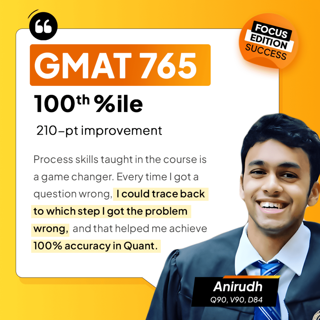 The 765 GMAT Success Story with 200 point improvement