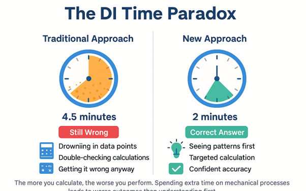 Stop Solving, Start Seeing: The Approach to Ace DI