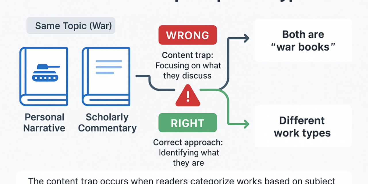 The Content Trap: Why GMAT Students Misidentify Literary Works in RC