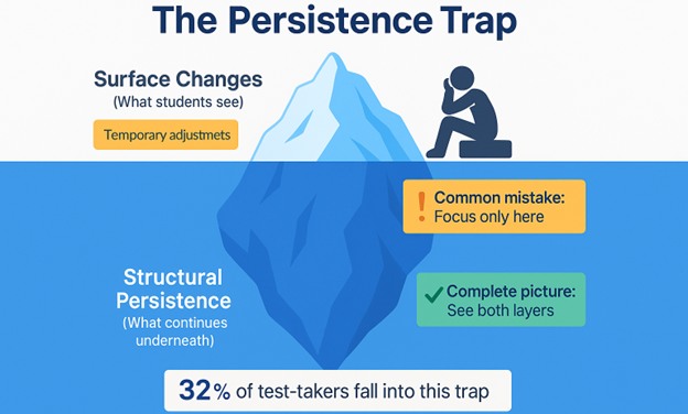 The Persistence Trap: Why GMAT Test-Takers Miss Structural Arguments in Reading Comprehension