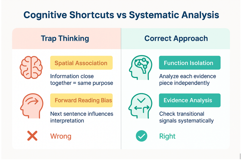 GMAT cognitive shortcuts versus systematic analysis comparison for critical reasoning questions